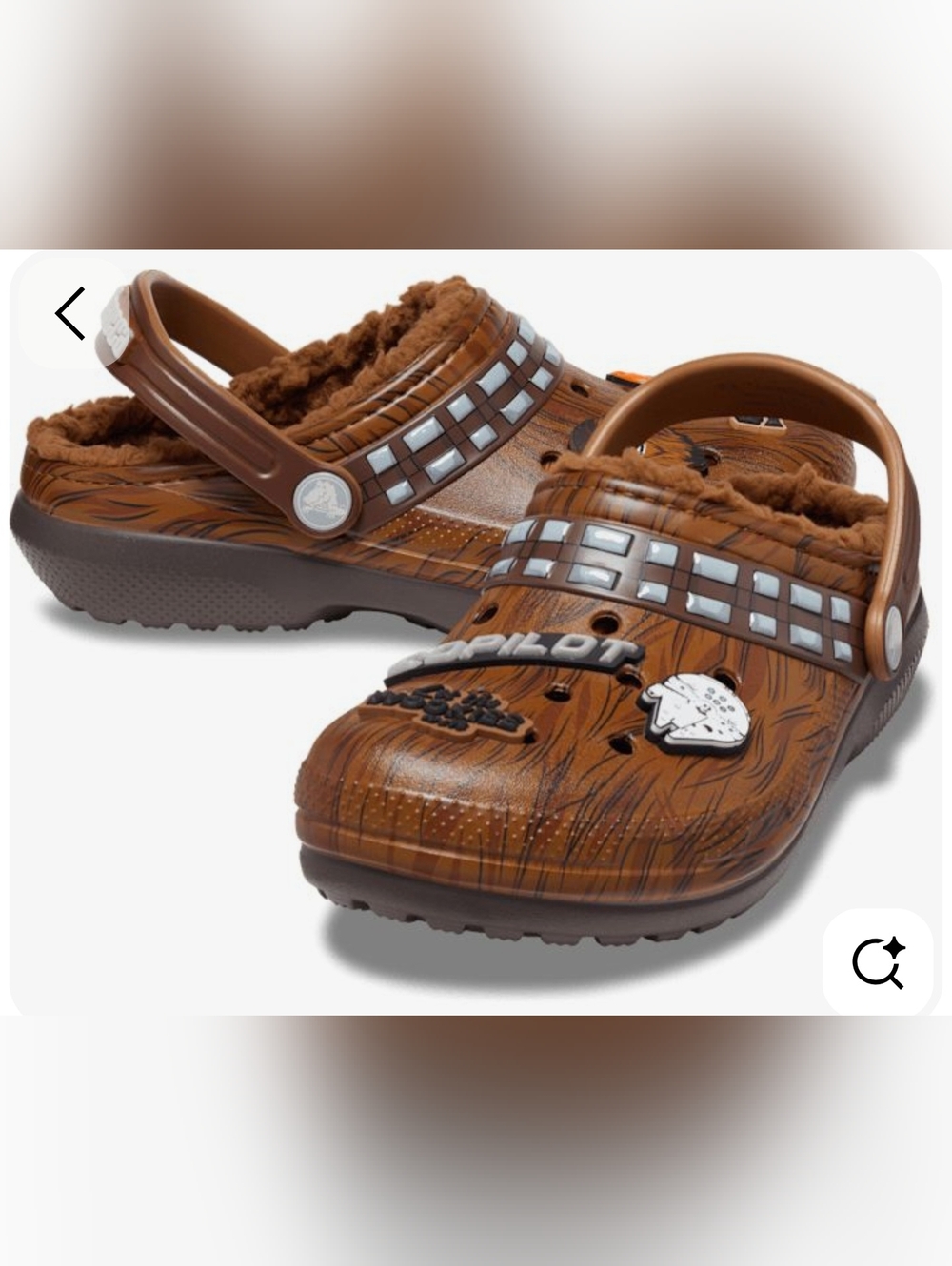 Crocs Kids' Star Wars Classic Lined Clog - Brown - Picture 1 of 7